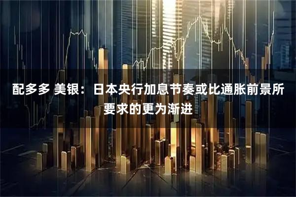 配多多 美银：日本央行加息节奏或比通胀前景所要求的更为渐进